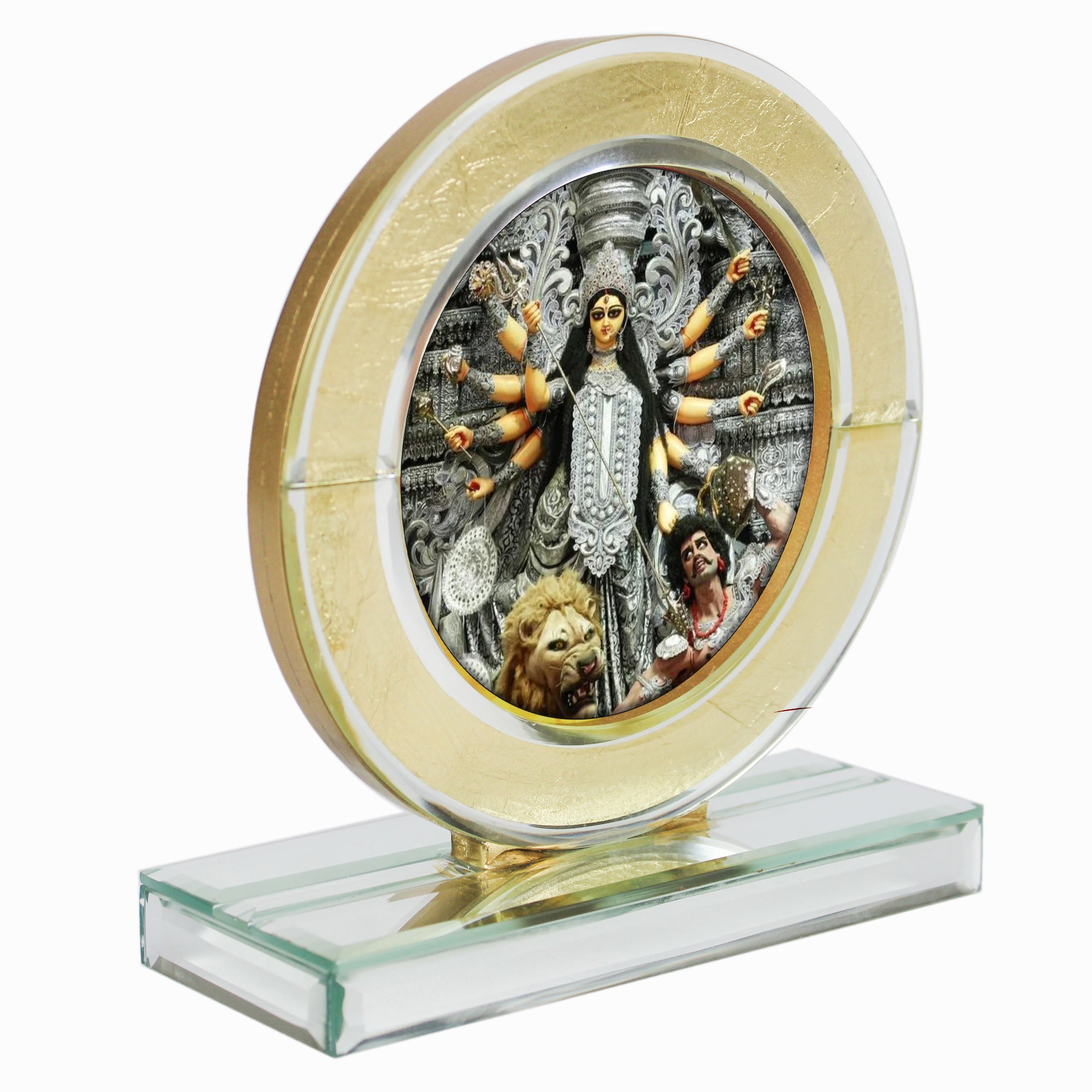 Mahishasur Mardini Mata Photo Frame for Blessings